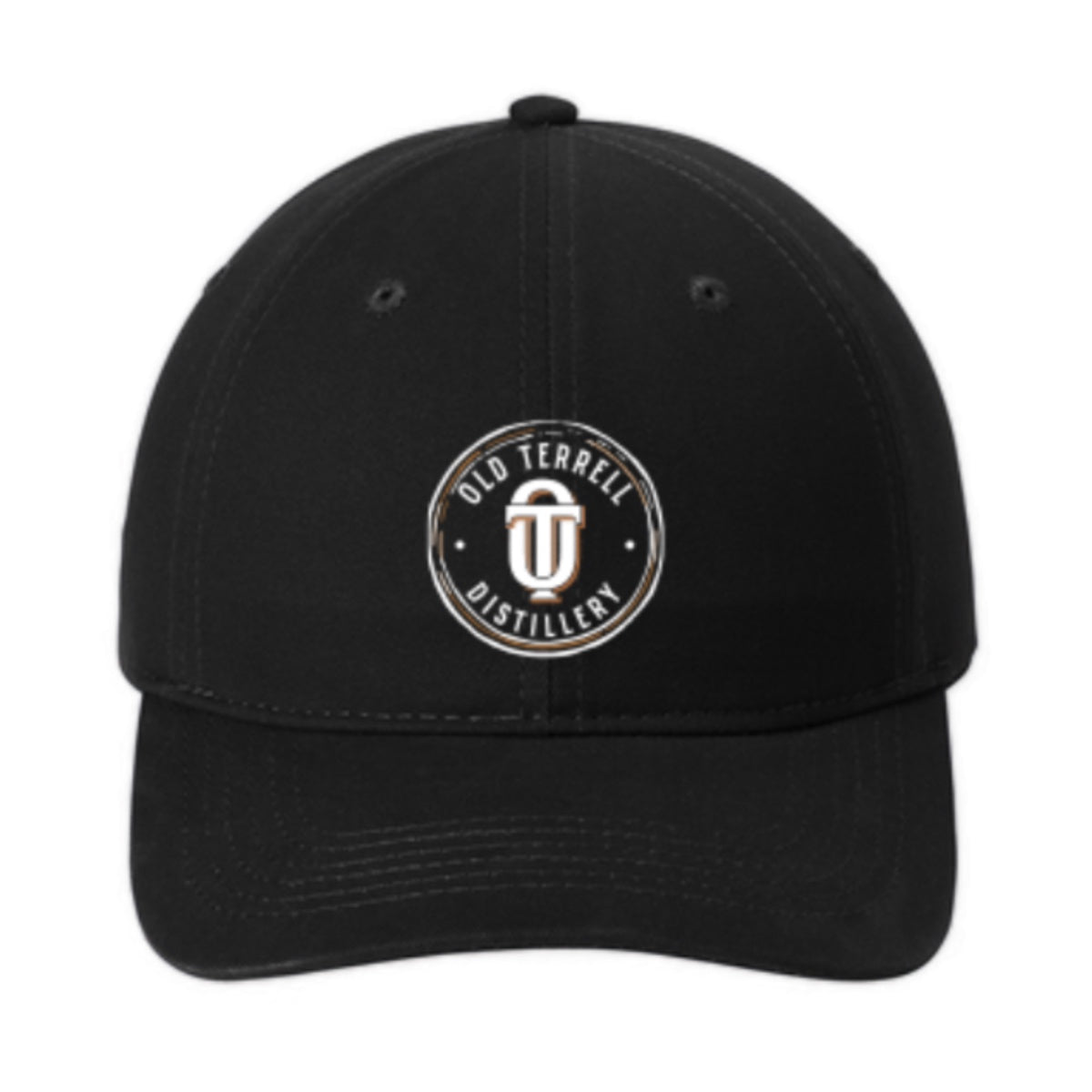 Old Terrell logo embroidered on a black unstructured low-profile cap